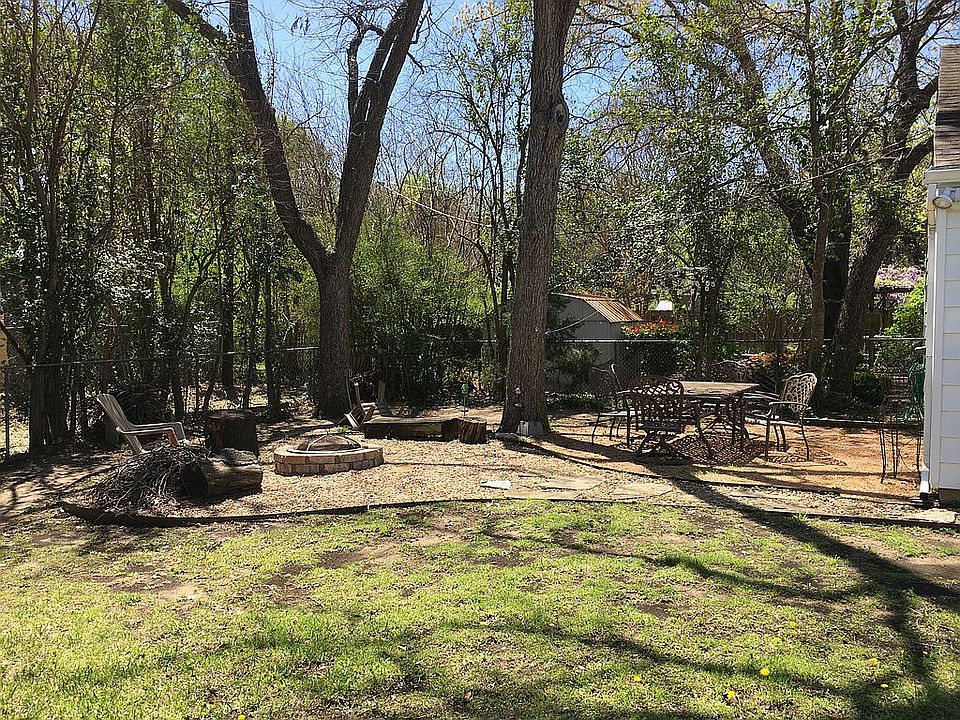 Fire pit and outside dining.