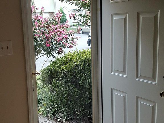 New insulated front door and entry floor