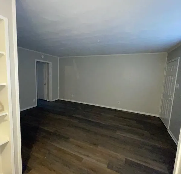 living room opens to dining area, very open floor plan