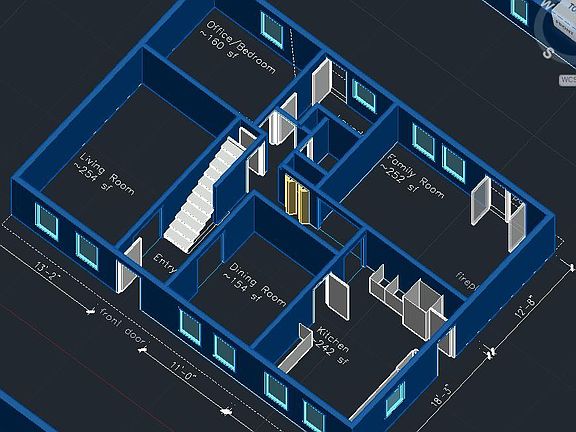 sketch of main level
