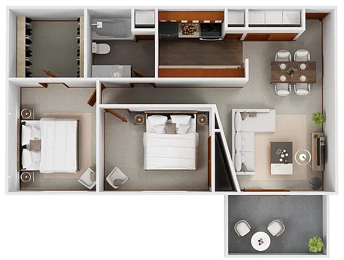 Floor plan B7