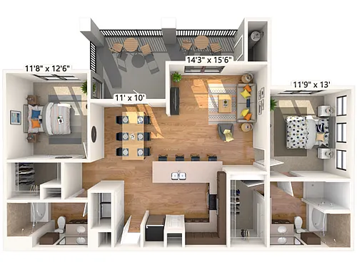 Floor plan B4