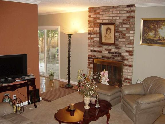 Nice Brick Fireplace