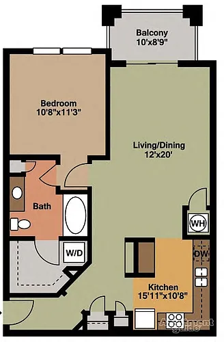Floor plan The Rutherford - Classic