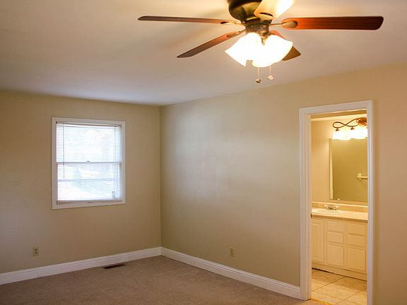 Master bed room with full walk in closet