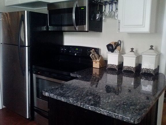 kitchen with granite