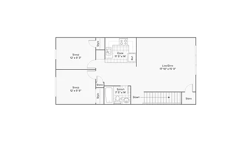 Floor plan Brookside