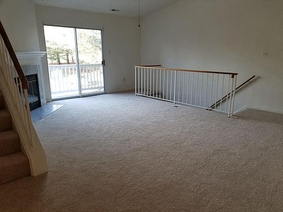 Living room with fireplace view 2