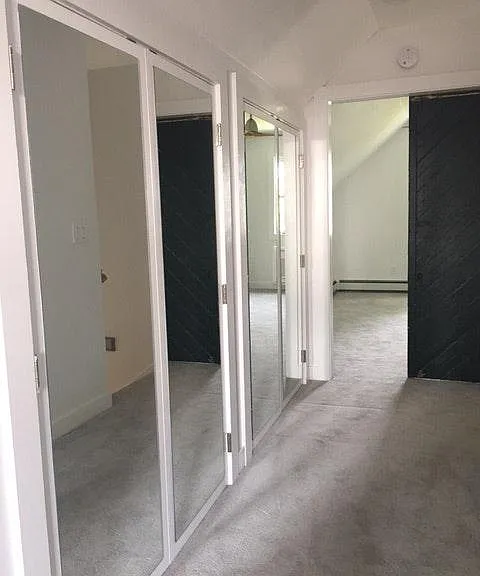 Master Suite hall-lined with closets