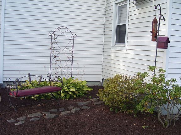 Clematis on the vine and fresh strawberries every spring!