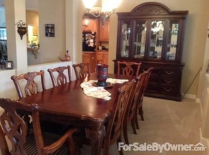 Formal Dining
						:
						Expanded space allows for large table to seat the whole family