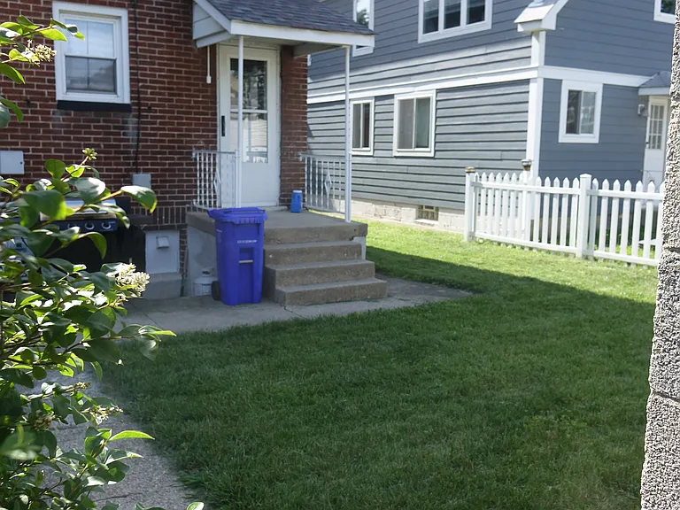 Back Yard and Rear Entrance