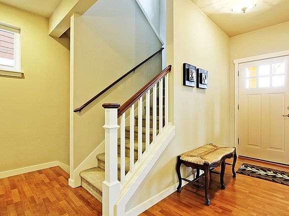 Main floor with large formal entry and open floor plan that is ideal for entertaining.