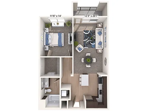 Floor plan A6-D-Esp