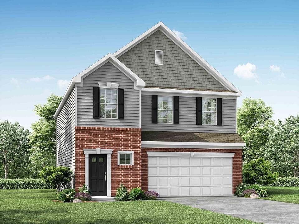 Elevation A Opt. Partial Brick Front