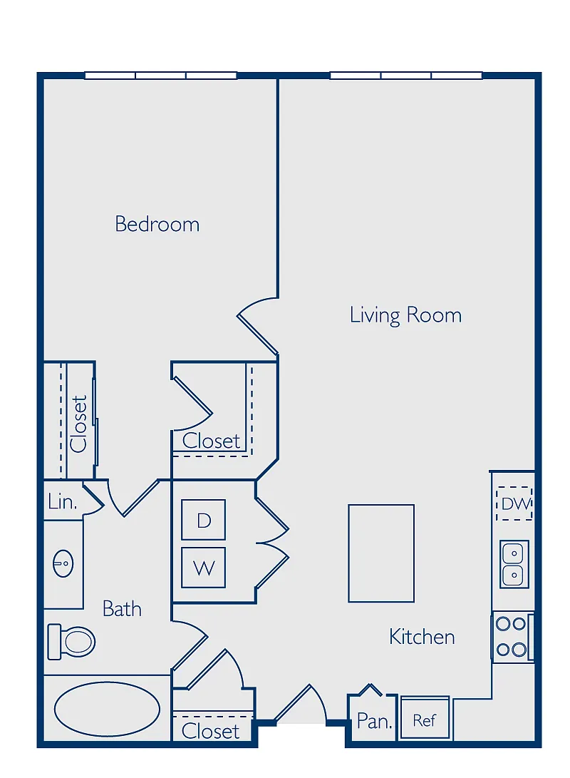 Floor plan DAVIS RENOVATED