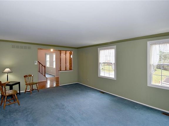 This is a view of the living room showing how it opens to the foyer.