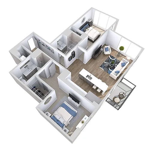 Floor plan Vignette