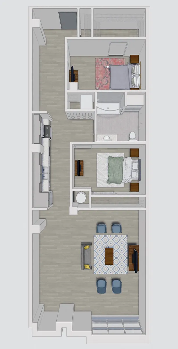 Floor plan Pembroke Square- B2.2