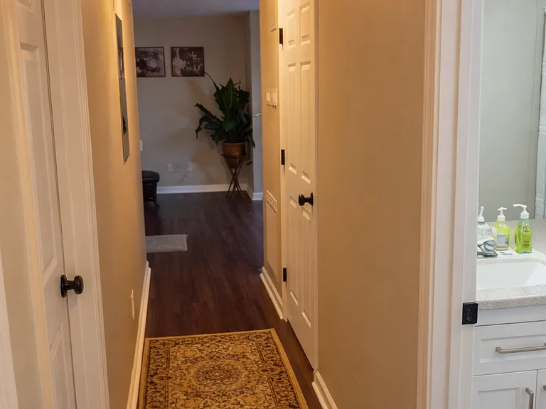 Hallway going to main area