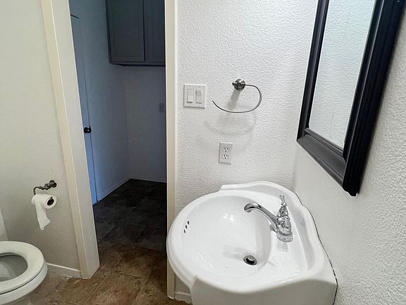 Downstairs half bath.