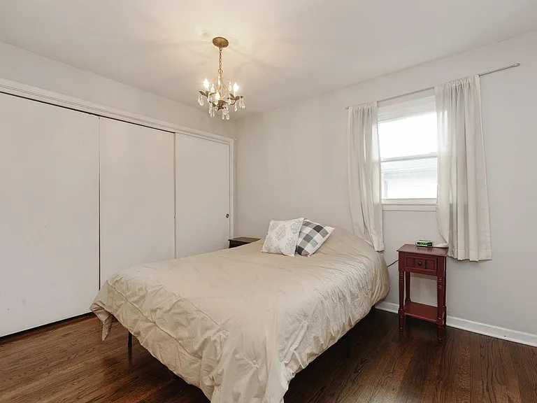 Master bedroom is updated with ceiling fan