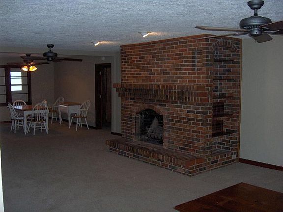 Huge fireplace/ Living area