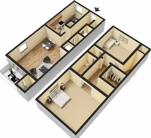 2 Bedroom 2 Bath 2 Bedroom 2 Bath