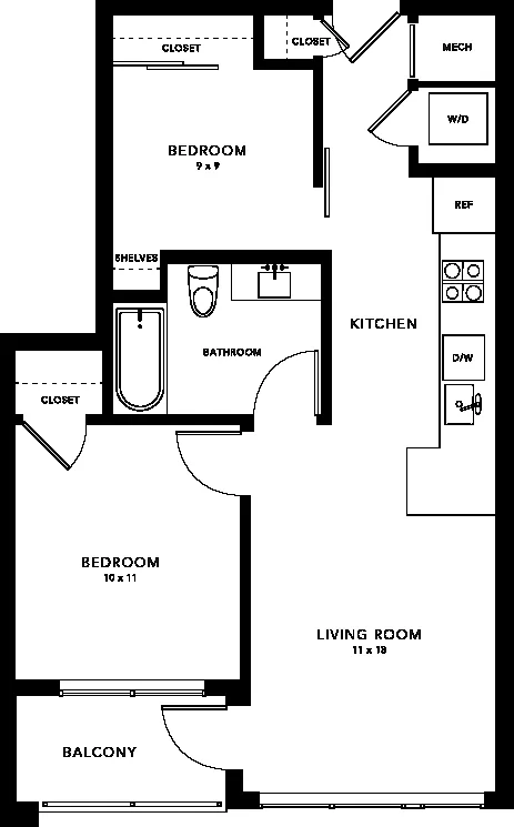Floor plan B2