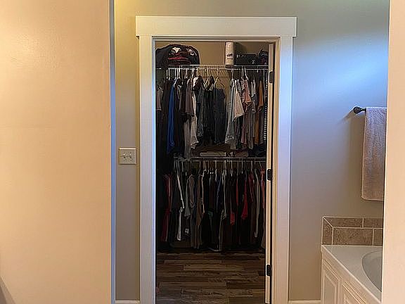 Master bathroom closet 