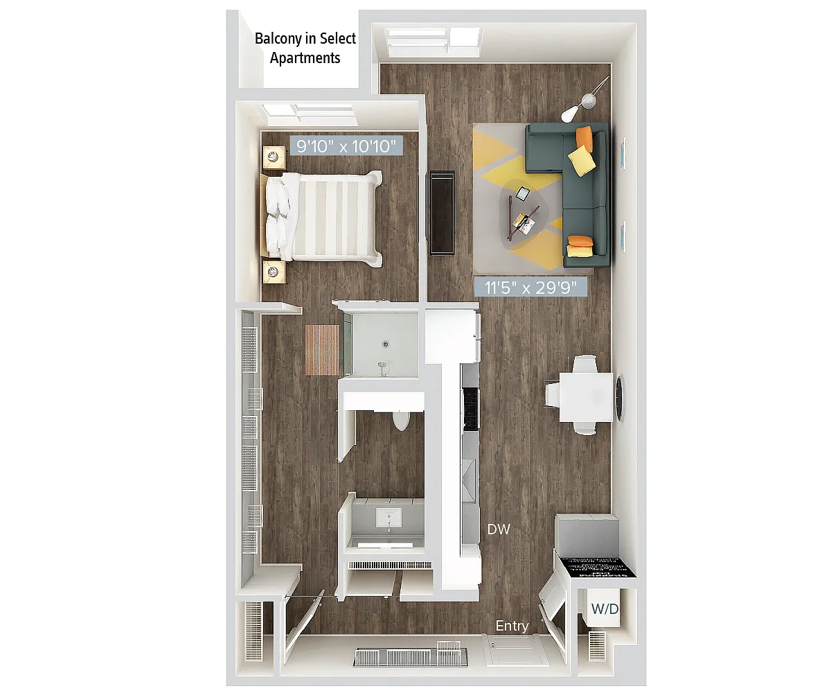 Floor plan AM08AM11-718