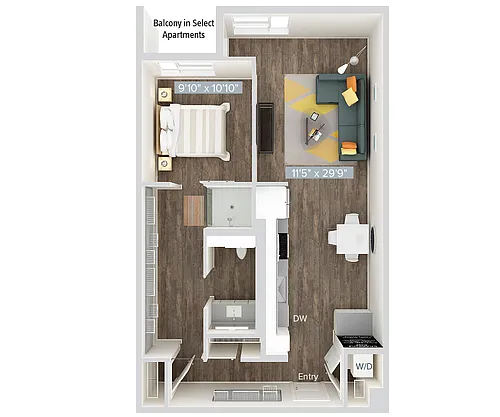 Floor plan AM08AM11-718