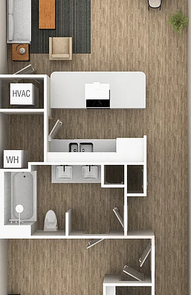 1EX - 1190 sqft 1EX - 1190 sqft