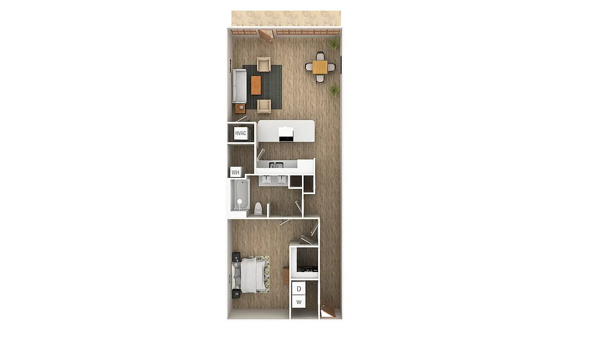 Floor plan 1EX (Renovated)