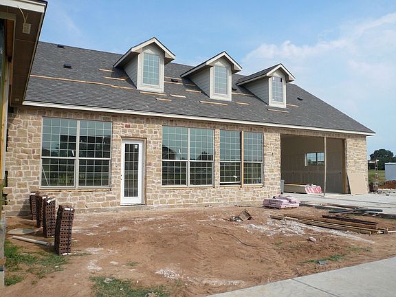 Side view of the home