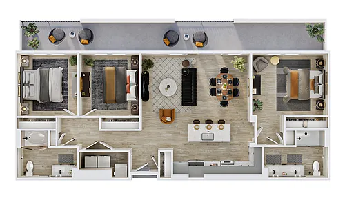 Floor plan C1