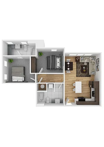 Floor plan 2 Bedroom