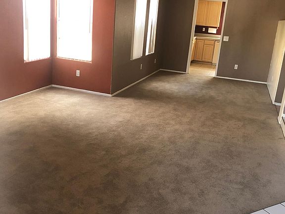 Living room and dining room