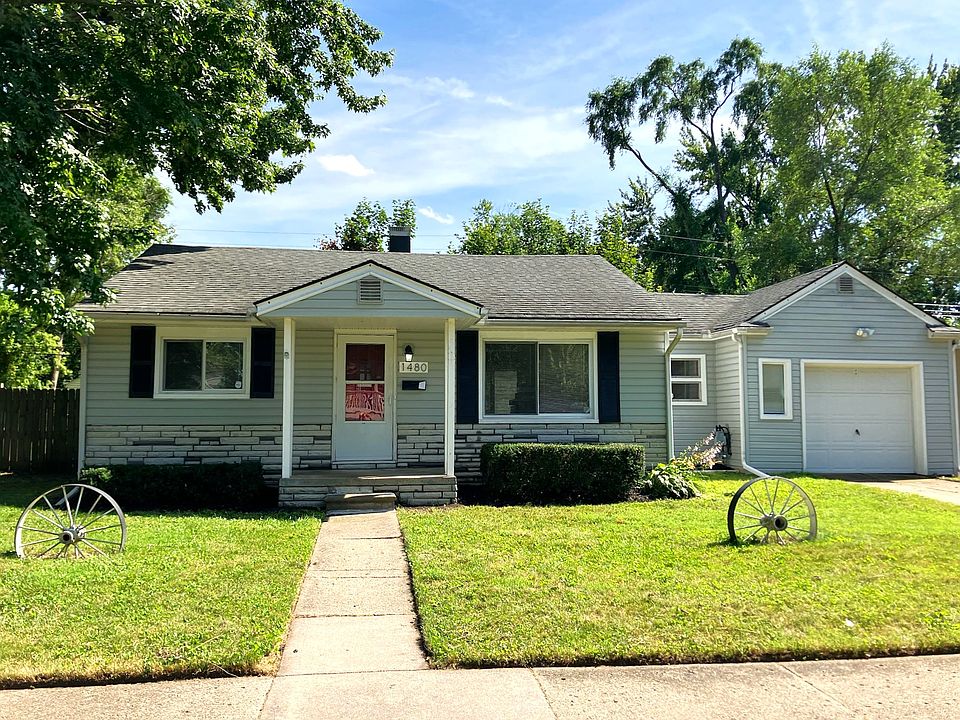 Larger than average two bedroom ranch home with very hard to find attached garage. The home has central air and vinyl windows. Bonus breezeway space. Very spacious fully fenced back yard.