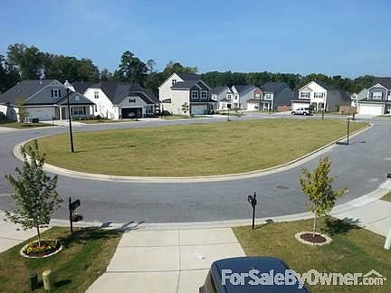 View of the green space in front of the house