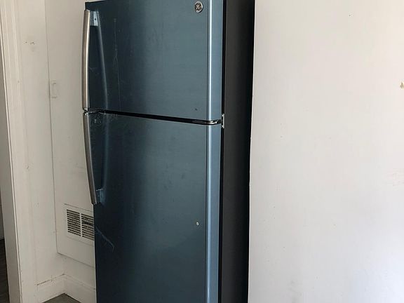 Stainless steel fridge