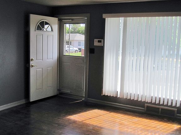 Entry opens into the living room