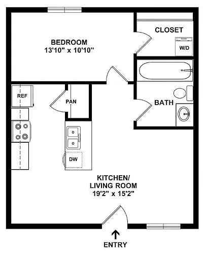 Floor plan A1 Renovated