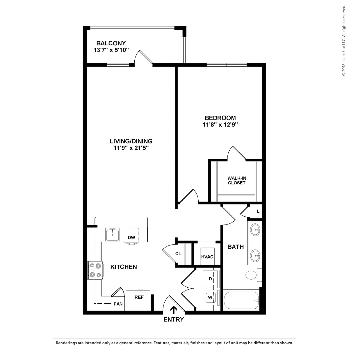 Floor plan A73