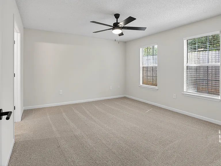 Spacious bedrooms
