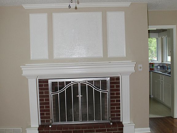 Fire place in living room