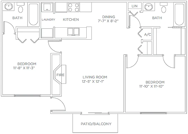 Floor plan Hamilton-Renovated