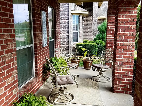 Large front patio