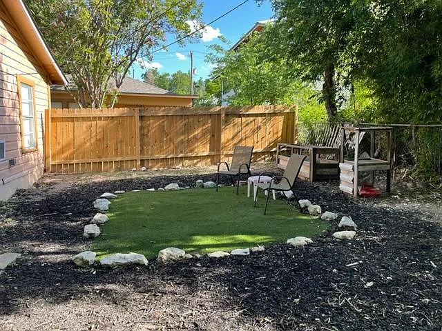 Large fenced in back yard.