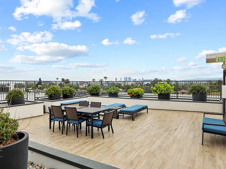 Entertainment Area of the Rooftop Terrace